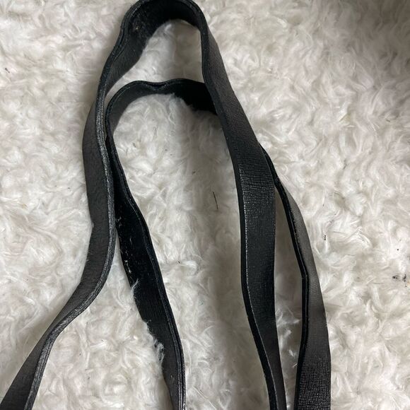 Pulicati made in Italy leather black extra large tote silver tone accent. - Picture 11 of 12